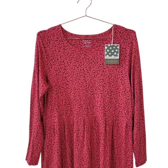 Gudrun Sjödén Helga Polka Dot Jersey Dress Size L - Picture 3 of 15